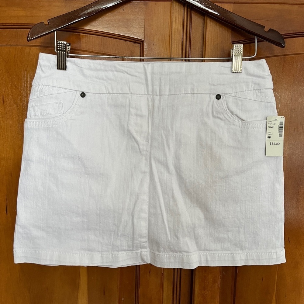 NWT Reitmans white culottes cotton size 8 petite